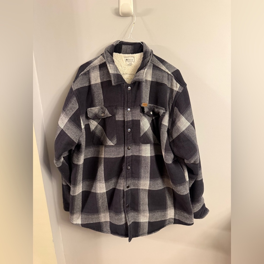 Matix Sherpa Lined Flannel Jacket (3XL)